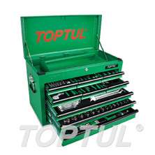 186PCS -W/9 Drawer Tool Chest -Professional Mechanical Tool Set 0
