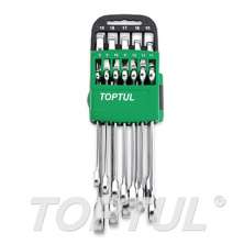 SIZE(mm) -STORAGE RACK(GREEN) -Pro-Series Ratchet Combination Wrench Set