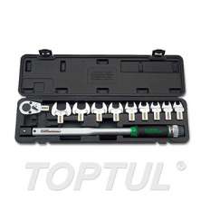 SIZE(mm) 11PCS -1/2" DR. Head-Interchangeable Spanner Torque Wrench Set