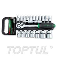 SIZE(mm) 20PCS -1/2" DR. 6PT Socket Set 0