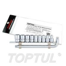 SIZE(mm) 10PCS -1/2" DR. 12PT Socket Rail Set