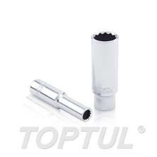 SIZE(mm) 1/4" -DR. 12PT Deep Sockets