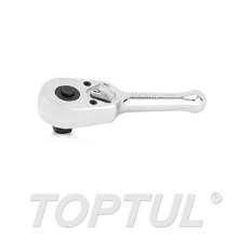 1/4",3/8",1/2" -Stubby Reversible Ratchet Handle with Quick Release