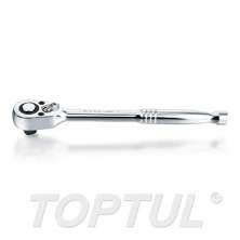 1/4",3/8",1/2" Reversible Ratchet Handle with Quick Release