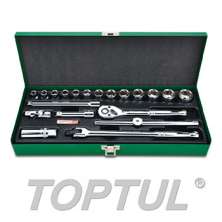 SIZE(mm) 20PCS -3/8" DR. 6PT Socket Set (METRIC) 0