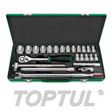 SIZE(mm) 24 PCS -1/2" DR. 12PT Socket Set