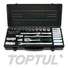 SIZE(mm) 35PCS -3/8" DR. 6PT Socket Set