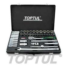 SIZE(mm) 41PCS -Professional Grade 1/2" DR. 6PT&12PT Socket Set