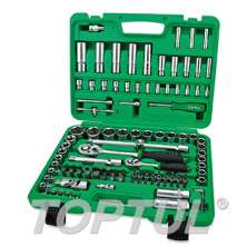 SIZE(mm) 108PCS -Professional Grade 1/4" & 1/2" DR. 6PT&12PT Flank Socket Set 0