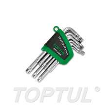 SIZE(T) 9PCS -Short Type Star Key Wrench Set