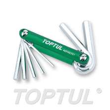 SIZE(mm) 7-in-1 -Folding Hex Key Set