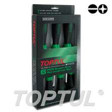 6PCS Slotted & Phillips Super-Grip Screwdriver Set 0