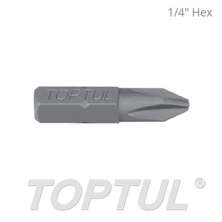 1/4" Hex Shank Phillips Insert Bits