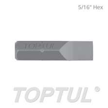 5/16" Hex Shank Slotted Insert Bits