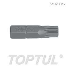 5/16" Hex Shank Spline Insert Bits