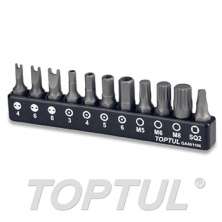 11PCS 1/4"(H) Screwdriver Bit Set