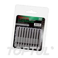 (L 50mm) 1/4" Hex Shank Slotted Power Screwdriver Bits