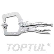 C-Clamp Locking Pliers with Swivel Pads 6"