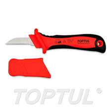 VDE Insulated Cable Knife with Straight Blade