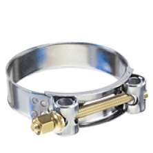 21/32 to 3/4 in. Size Range Heavy Duty T-Bolt Clamp 304 Stainless Steel Band with Carbon Steel Bolt and Nut